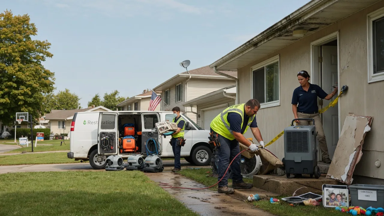 Water Damage Restoration in Wrights, IL near me